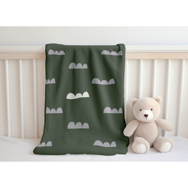 Dino Cloud, 60" W x 80" L, Green