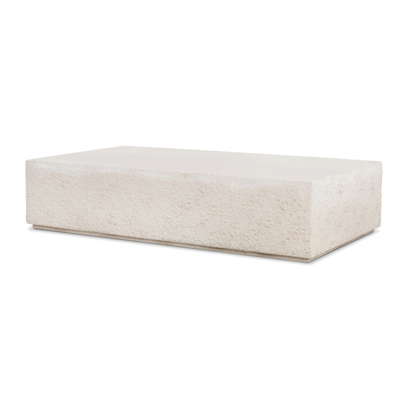 Otero Outdoor Coffee Table, Blanc White