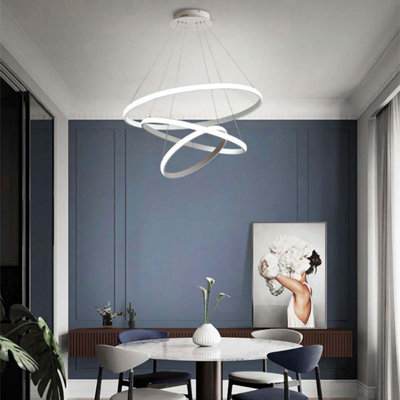 3 - Light White LED Unique/Statement Pendant