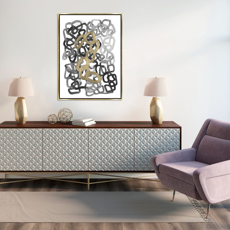 «Un Breakable I» par Nicole White - reproduction de cadre photo simple, H 42,5 po x l 31,5 po