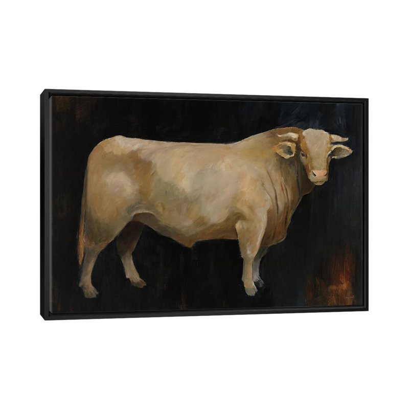 «Beau» par Avery Tillmon, reproduction sur toile tendue, H 18 po x l 26 po x P 1,5 po, Toile avec cadre noir, Pas de tapis