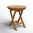 Octagonal Foldable Outdoor Side Table , 17.5 " W 23 " D