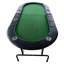 73" Foldable Poker Table with Cup Holders #16364 Green