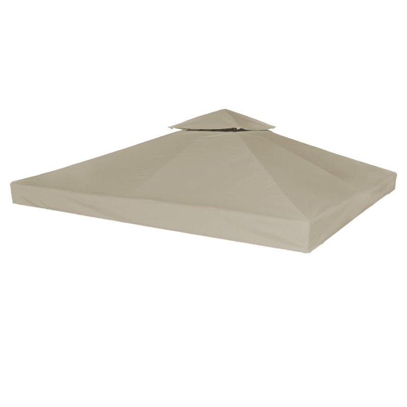 Freeport Park Fabric Replacement Canopy for Gazebo, Taupe