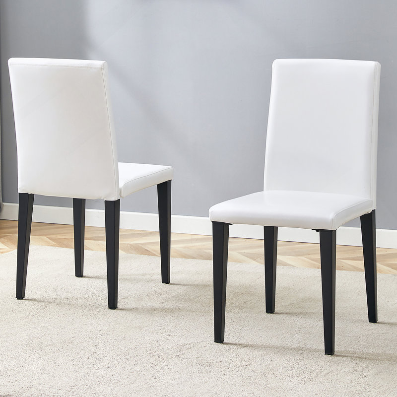 Versatile And Comfortable PU Dining Chairs Set For Stylish Spaces, 2