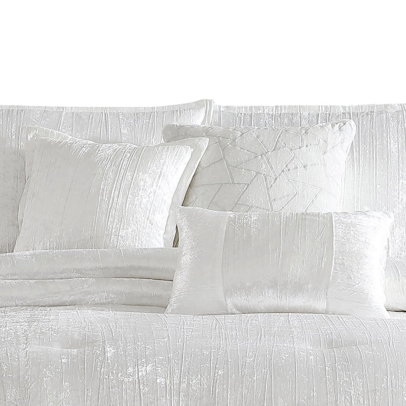 Riverbrook Home Turin Blush, White, King Comforter + 6 Additional Pieces