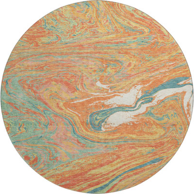 Premium Machine Washable Cossette AMF1061 Abstract Rug