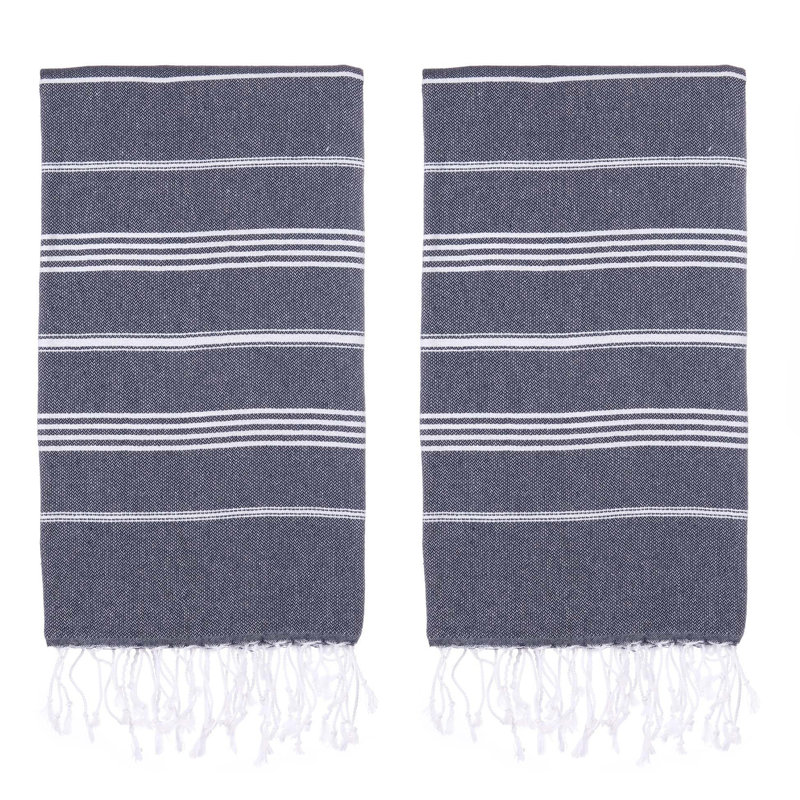 Ensemble de serviettes de plage Dayanara, Navy