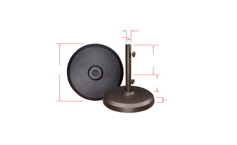 Aluminum Base, Bronze