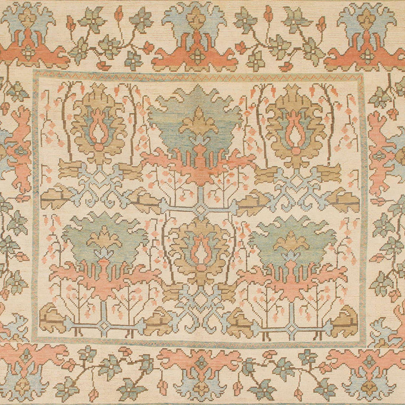 Abstract Indoor Rug, Square 3'