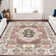 Machine Washable Oriental Medallion Soft Rug