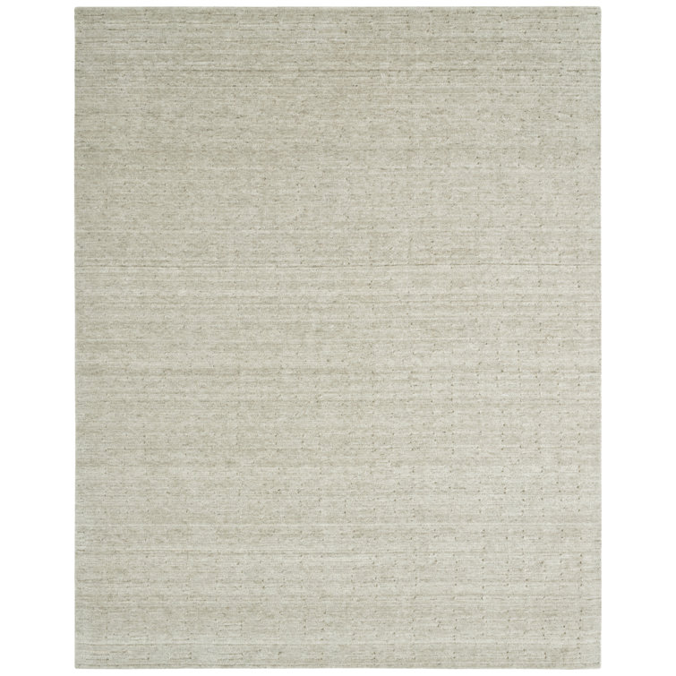 Luxe Ivory/Beige Wool Area Rug