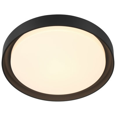 Plafonnier encastré 3 lumières à DEL Lumea - 15,5 po - fini blanc mat