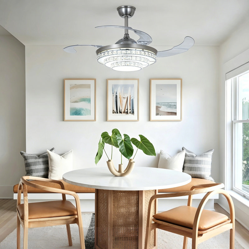 Fedela 42'' Ceiling Fan with LED Lights