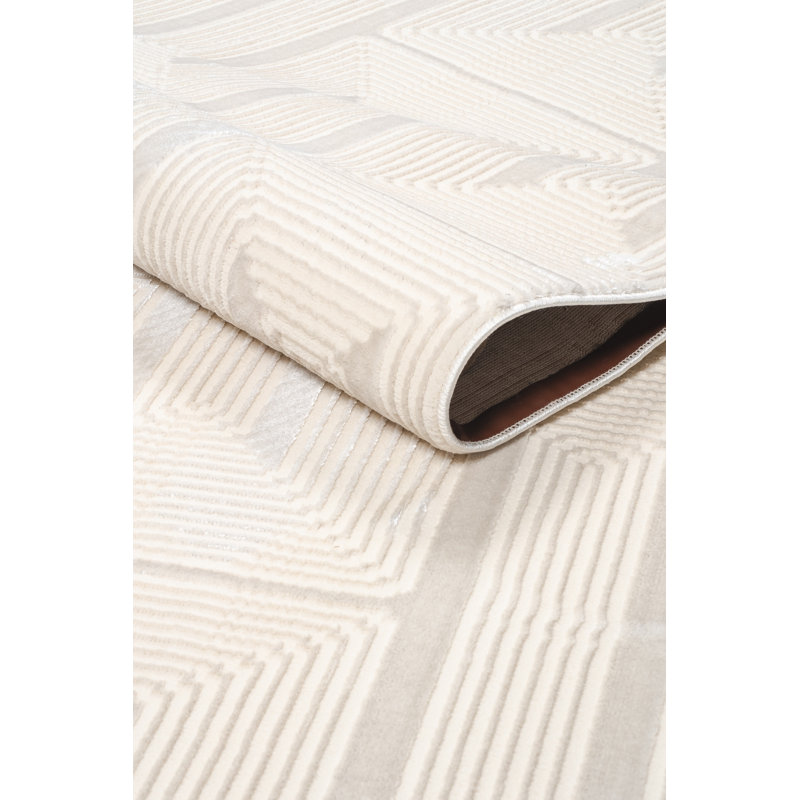 Deddrick Abstract Indoor / Outdoor Area Rug, Runner 60 x 300 cm