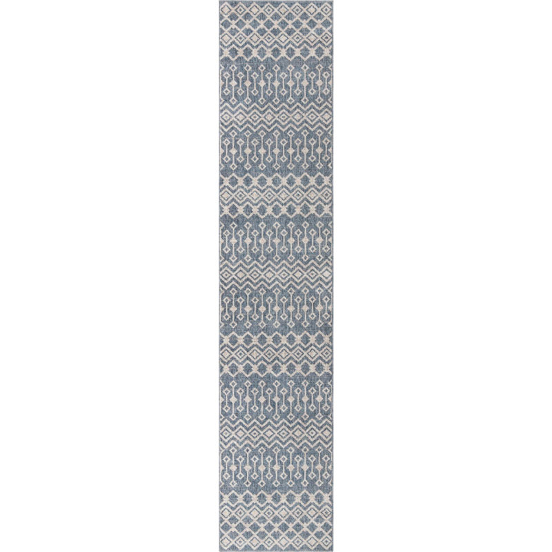 Abstract Indoor Rug, Runner 2'7" x 12'