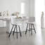 Tabouret de bar en tissu texturé Modern