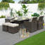Alseepa 8 - Person Wicker Patio Dining Set with Rectangular Table , Cushions Included-1194553856