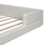 Grand lit plateforme tapissier en similicuir avec 2 lampes de lecture-1610999781