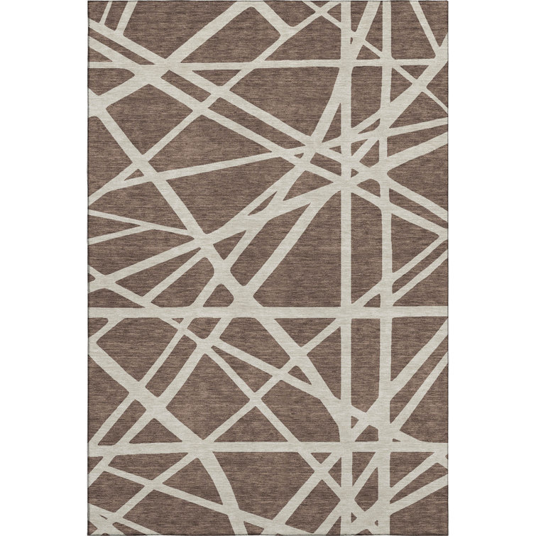Premium Machine Washable Cossette AMF1040 Geometric Rug