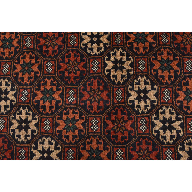 Tapis bleu unique de 3 pi 4 po x 6 pi 2 po