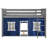 Mendelson Kids Low Bunk Bed with Curtain-1727860457-1727860462