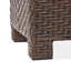 PE WICKER STORAGE BENCH Suitable For Bedroom,Fitting Room, Storage Room, Dining Room, And Living Room,Etc.