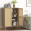 Armoire d'appoint haute de 44 po avec 3 tablettes réglables Alki