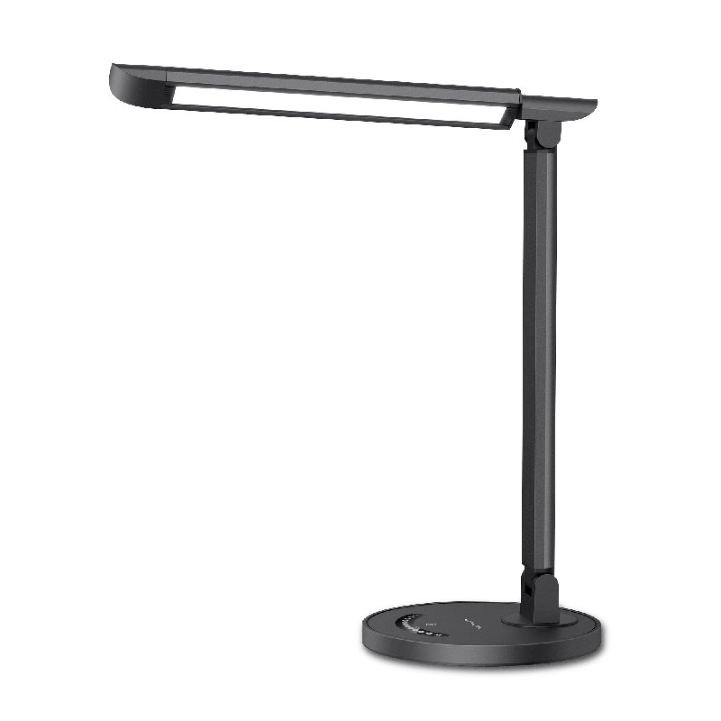 Adjustable White ABS Desk Lamp with LED Light