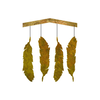 " Hanging Feathers "