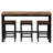 3 - Person Four Leg Dining Set-1043827641-1043827640
