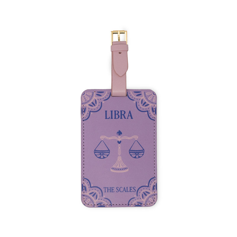 Ensemble d'étiquettes à bagages, Libra