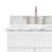 Partham 61'' Double Bathroom Vanity with Carrara Marble Top-70317187