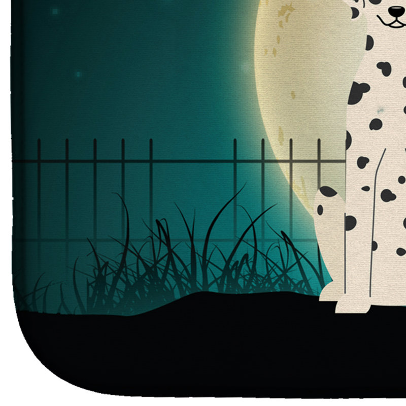 Tapis de séchage dalmatien halloween