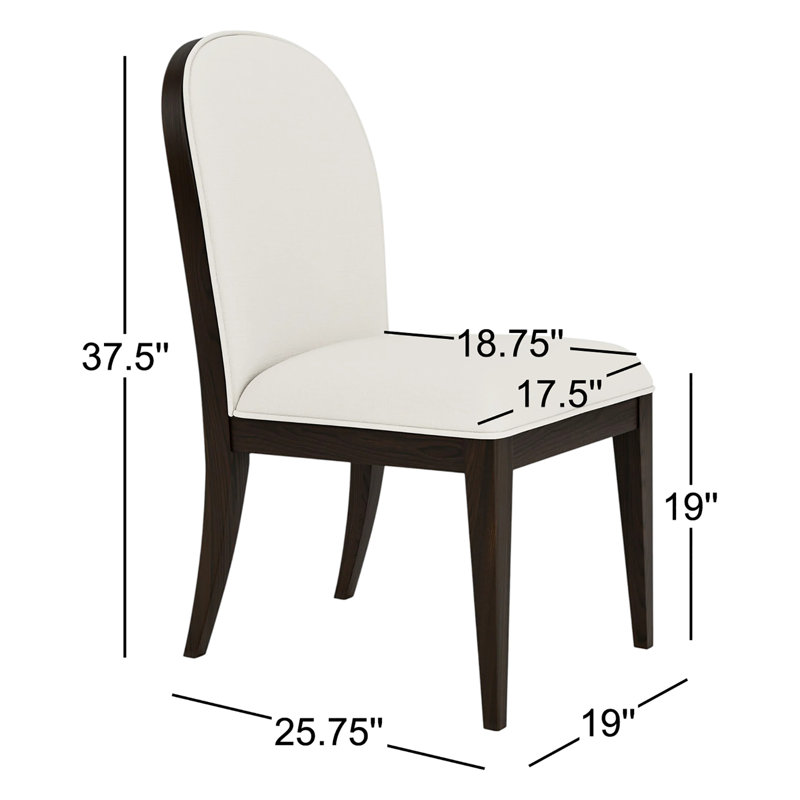 Chaise d'appoint rembourrée Nina