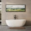Illustration abstraite de paysage, images murales minimalistes vertes simples, impression numérique sur toile giclée sur toile-111653528-111653526