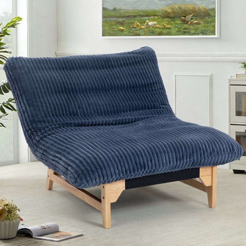 Fauteuil d'appoint 43,3 po, Bleu