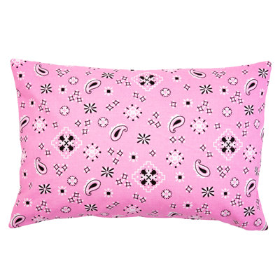 Allen Paisley 100% Cotton Reversible Throw Pillow