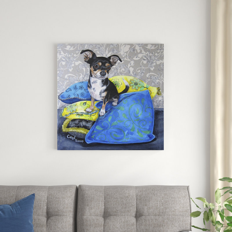Coussins Chihuahua II, H 30 po x l 30 po
