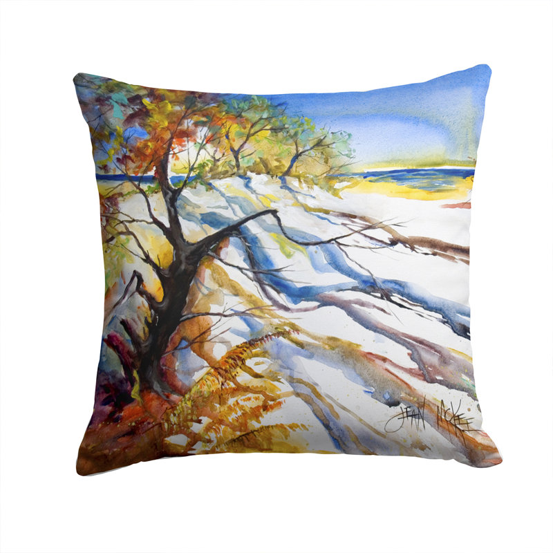 Coussin intérieur / extérieur 'Sand Dune, H 14 po x l 14 po x P 4 po