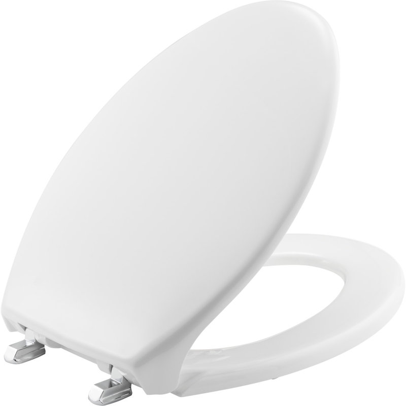 Siège de toilette allongé en plastique
