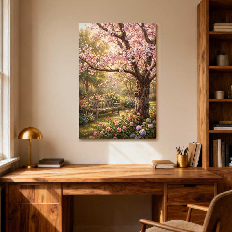 Plantes et fleurs Cherry Blossom, H 28 po x l 40 po