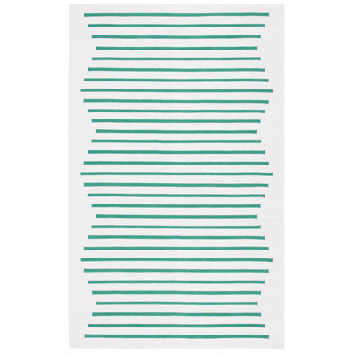 Esveidy Hand Woven Cotton Striped Rug