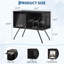 Metal 96cm H Media Shelves-1500315853