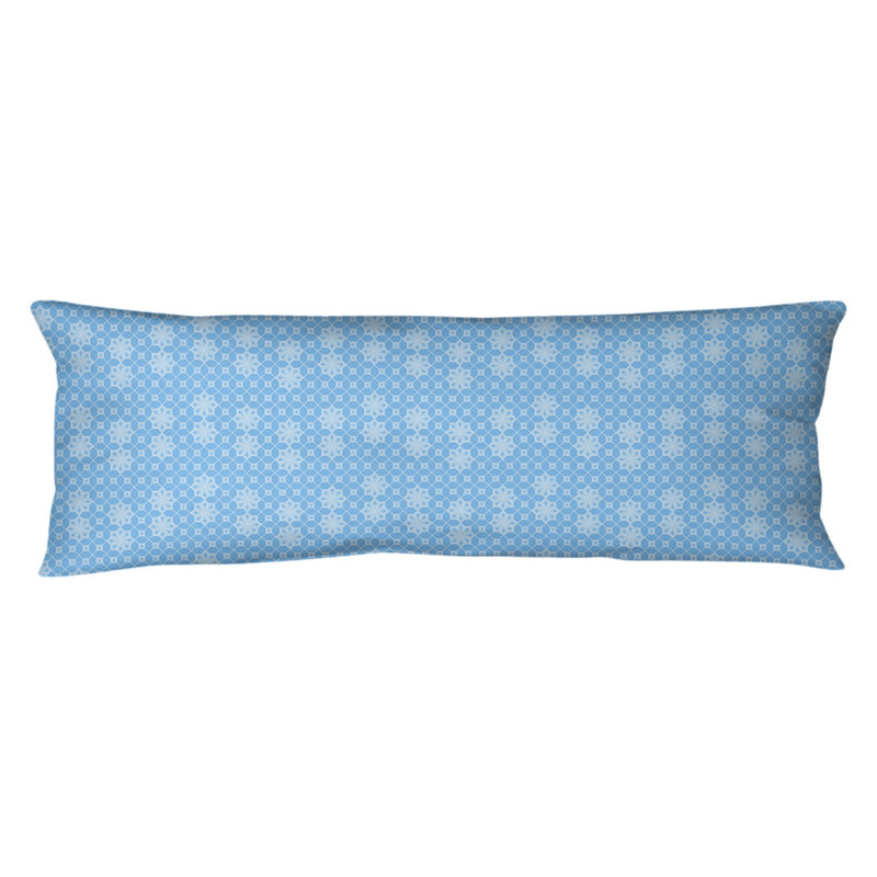 Coussin lombaire en treillis, Bourre en polyester, Bleu sarcelle