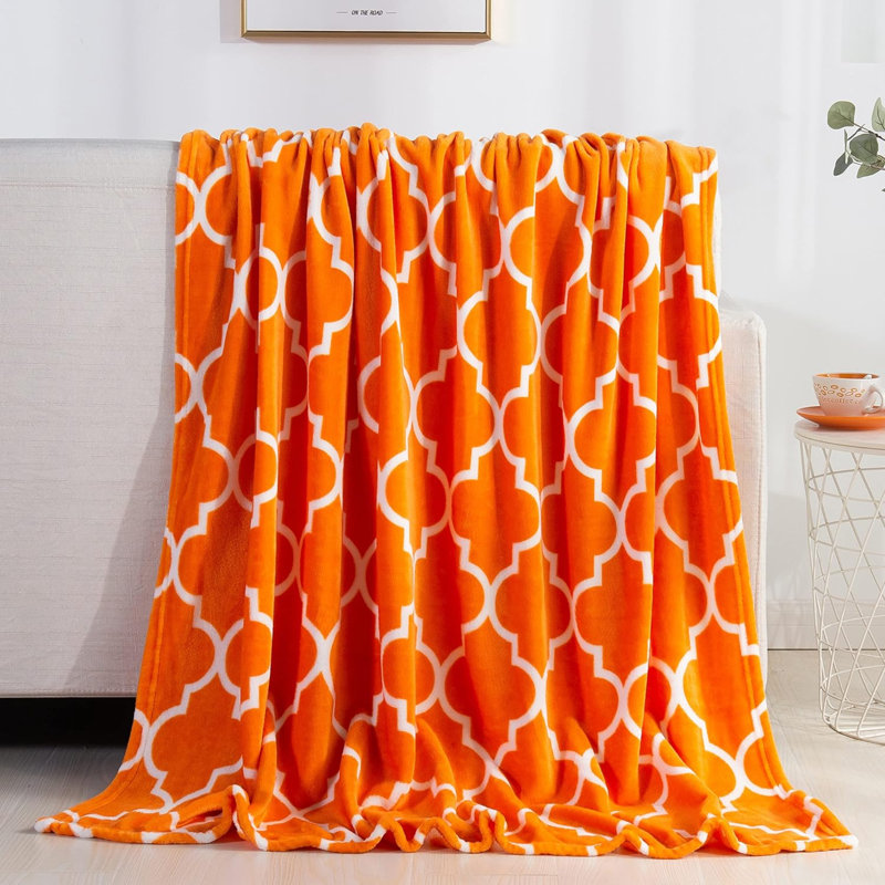  Couverture lestée, Orange à quatre feuilles