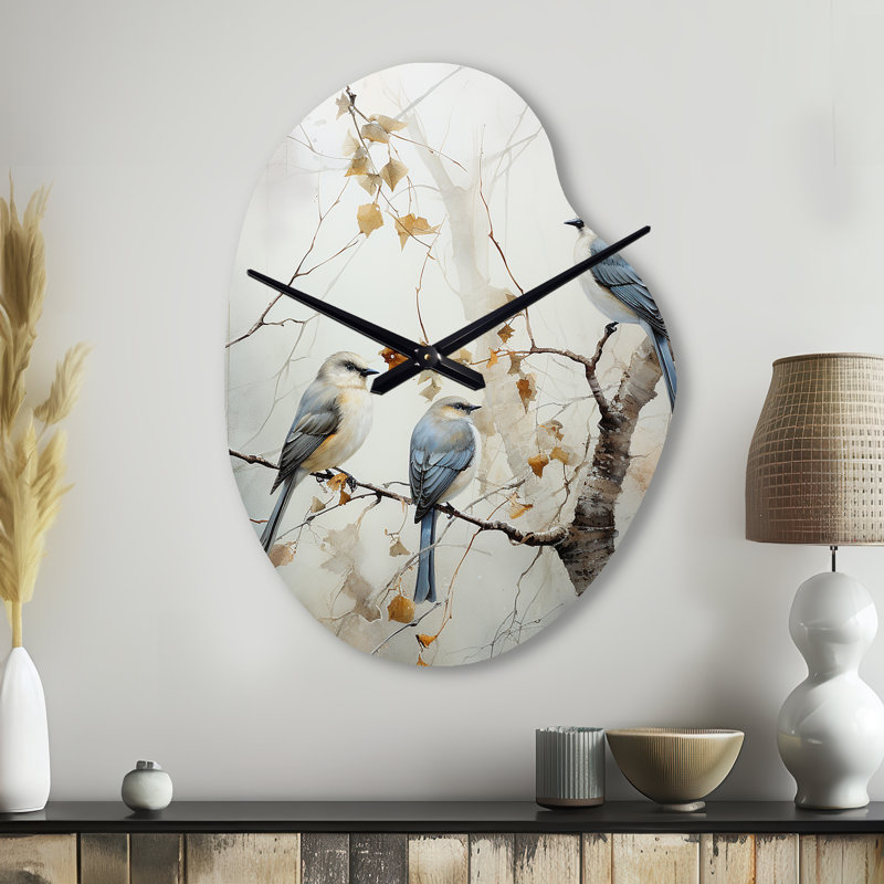 Horloge murale Bird Bird Silent Watcher II, Petit