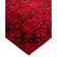 Overdyed Hand-Knotted Wool Modern-Contemporary Red Area Rug 3' 3" x 5' 5"