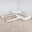 L-Shape Wood Double Twin Platform Beds With Trundle-114566694