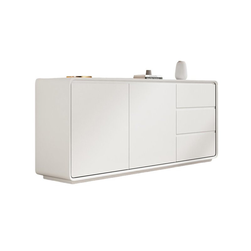 Buffet moderne simple en bois massif. Buffet 70,86 po, Blanc, 31.49" H x 70.86" W x 15.75" D